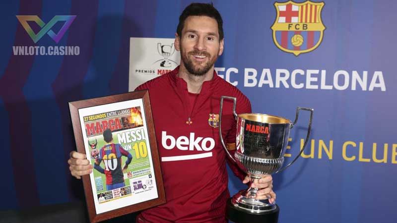Cầu thủ Messi nhận nhiều danh hiệu Pichichi